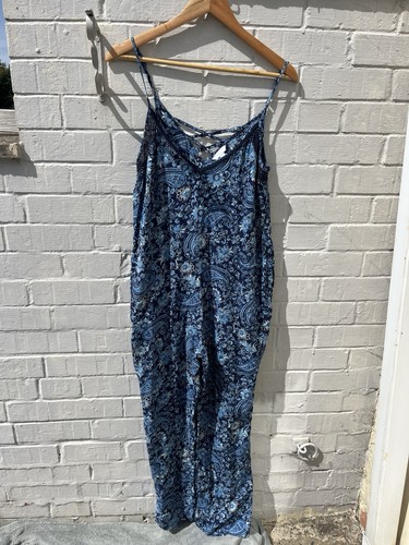 Monsoon blue paisley jumpsuit - paisley,