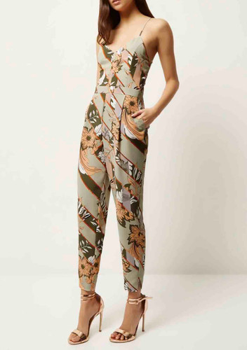 River island sage green floral - river,