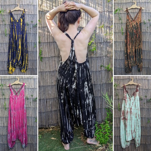 Tie dye jumpsuit hippy hippie