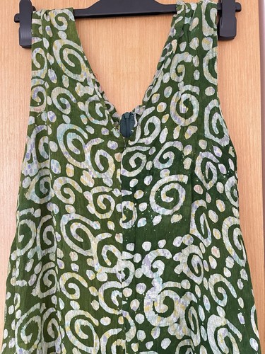 One size green adire print - one,