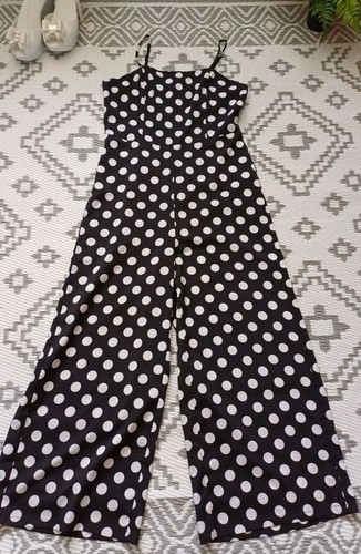 Polka dot wide leg summer - polka,