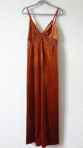 Cider rust orange - orange, velvet