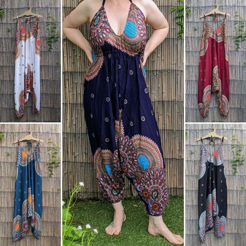 Boho halterneck backless