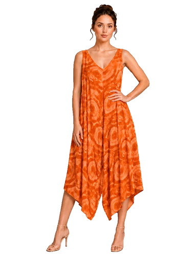 Italian jumpsuit hanky hem - jumpsuit,