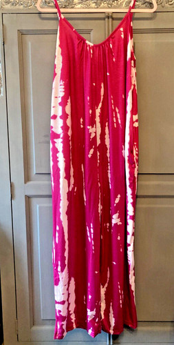 Lagenlook jumpsuit tie dye - jumpsuit,