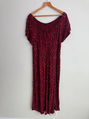 Peacocks burgundy printed boho - peacocks,